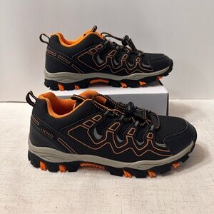 OVO Boy’s Black and Orange Trail Sneakers